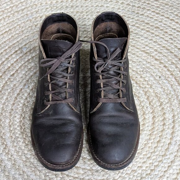 Red Wing Merchant 8061 Ebony Harness Lace Up Low Top Boots Unisex Women's 9.5 - Picture 1 of 13